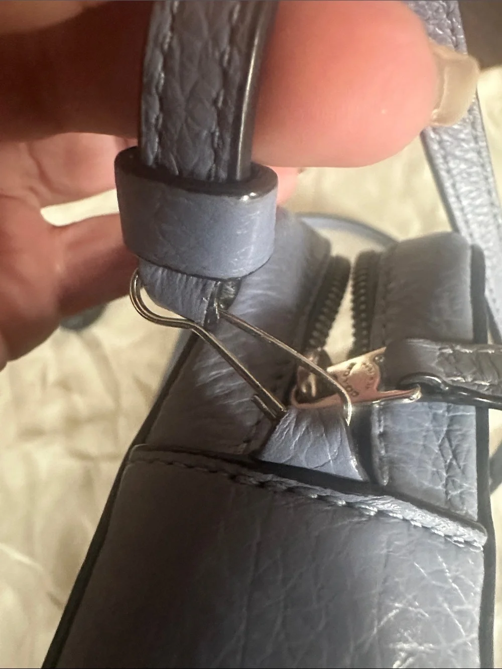 Coach Disney Blue Cinderella Leather Crossbody Bag C3406
